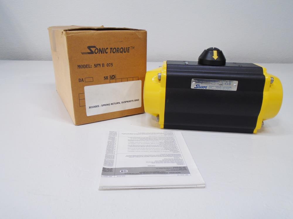 Sharpe SPN II 075 Pneumatic Actuator, Max 145 PSI, SR 10